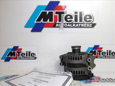 [GYÁRI BONTOTT] BMW - GENERÁTOR -  180A - 14V  - 3-AS / E90 ; E91 ; E92 ; E93  (2004-2013) - CIKKSZÁM: 7550968  